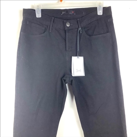 3X1 | mamba Straight Fringe Crop Jeans - Picture 6 of 7